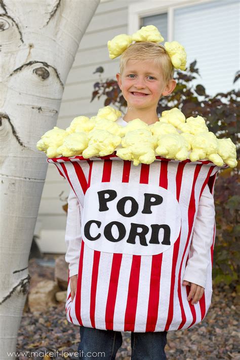 popcorn costume diy|homemade popcorn costume.